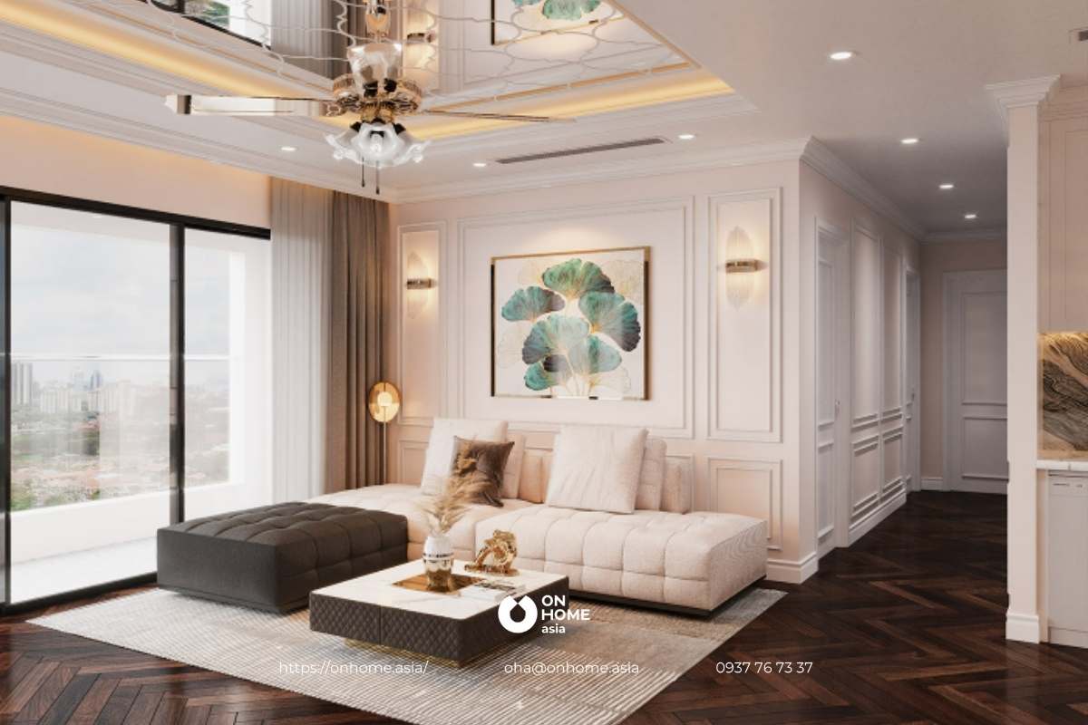 Thiết kế nội thất căn hộ chung cư 100m2 đẹp