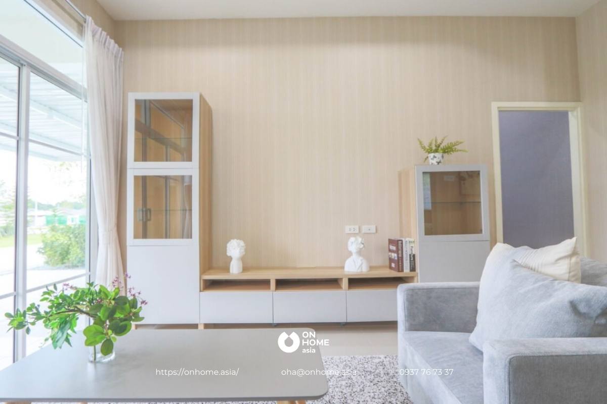 Kệ tivi phòng khách đơn giản mà đẹp