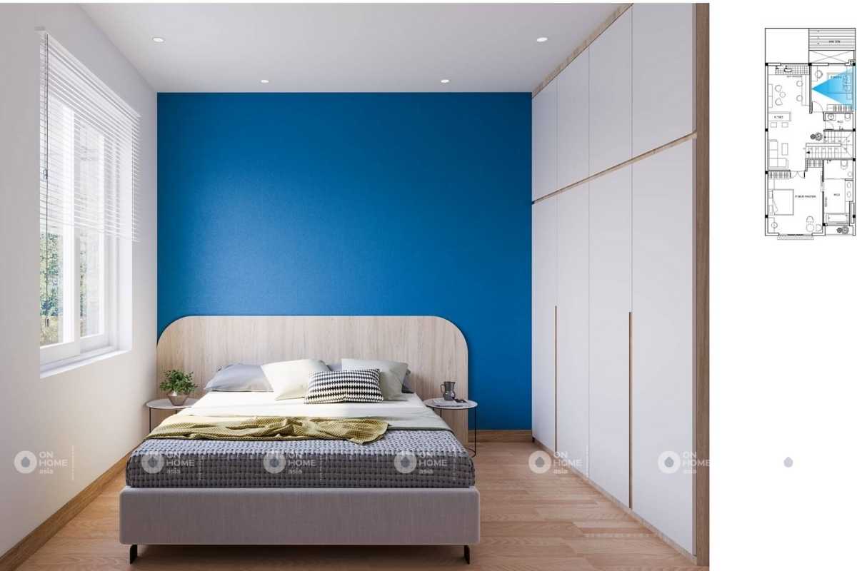 nội thất phòng ngủ trẻ em của nhà ống 2 tầng