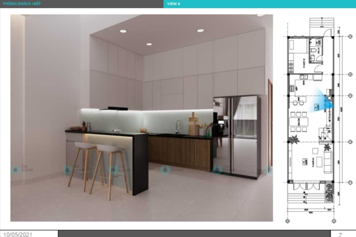 Thiết kế tủ bếp hiện đại