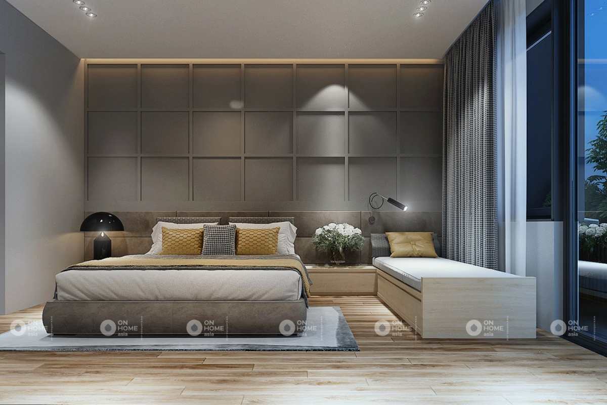 Không gian phòng ngủ sang trọng&nbsp;nhà cấp 4