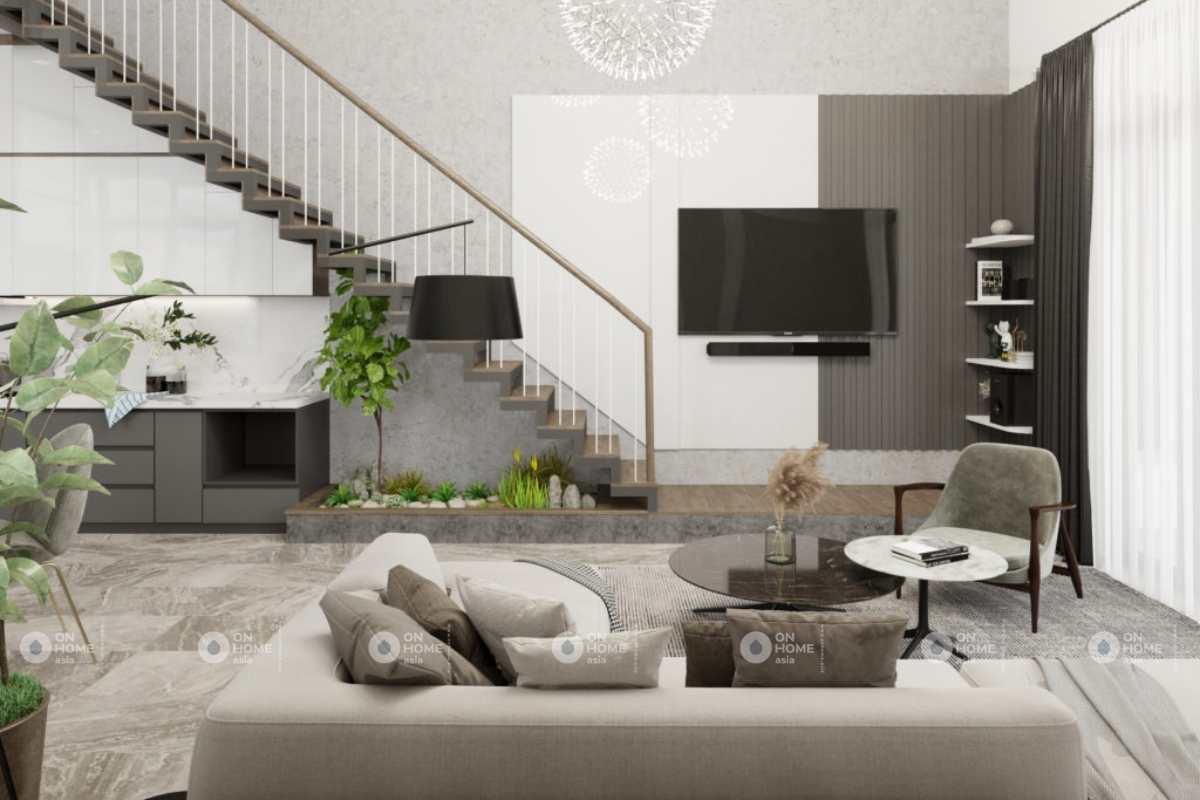 Thiết kế phòng khách nhà cấp 4 nhỏ gọn