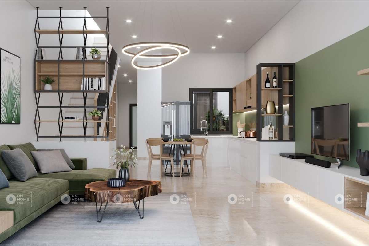 Thiết kế phòng khách nhà ống cấp 4