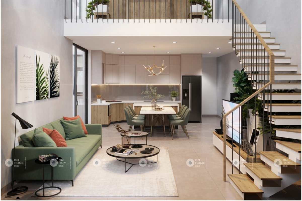 Nội thất phòng khách nhà cấp 4 tinh tế