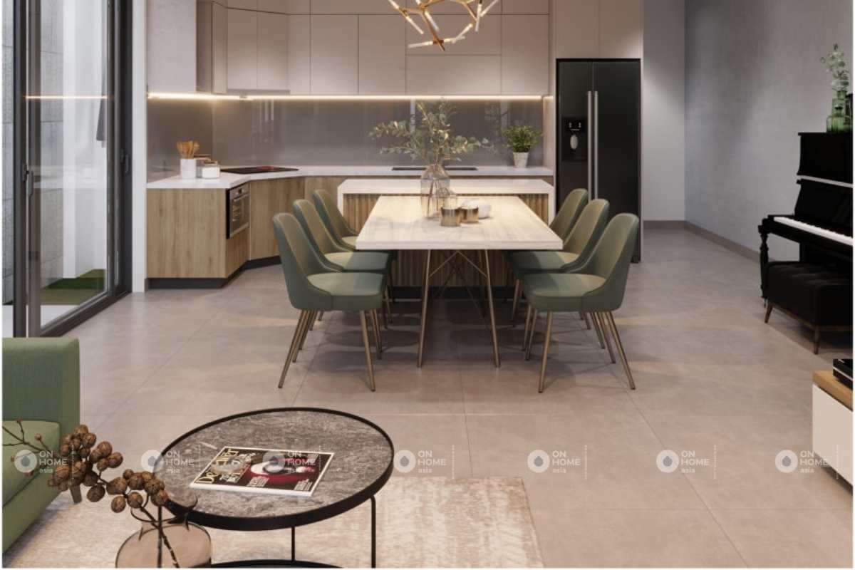 Thiết kế nội thất phòng khách nhà cấp 4 đẹp