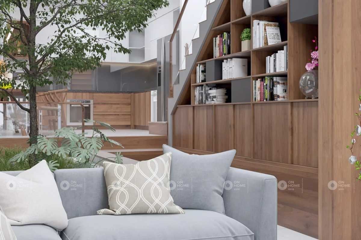 thiết kế nhà diện tích nhỏ 30m2 dành cho phòng khách