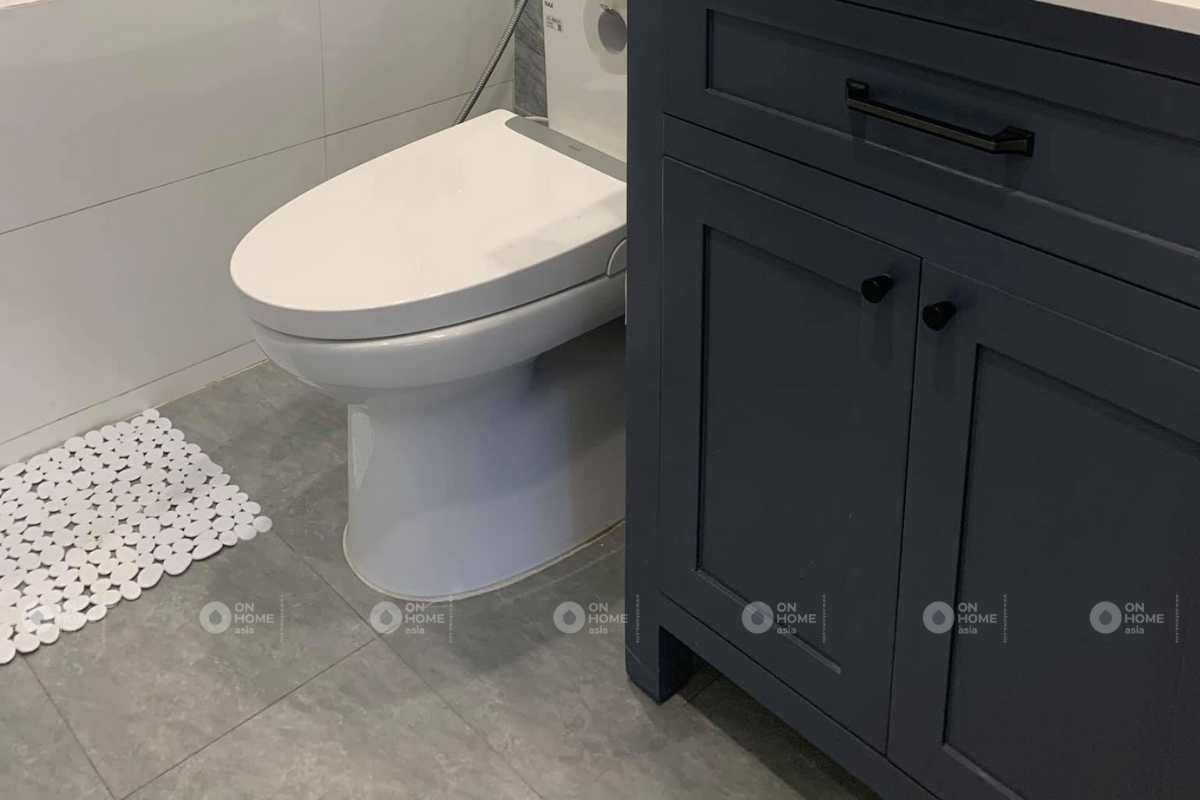 thiết kế nội thất nhà phố với nhà vệ sinh