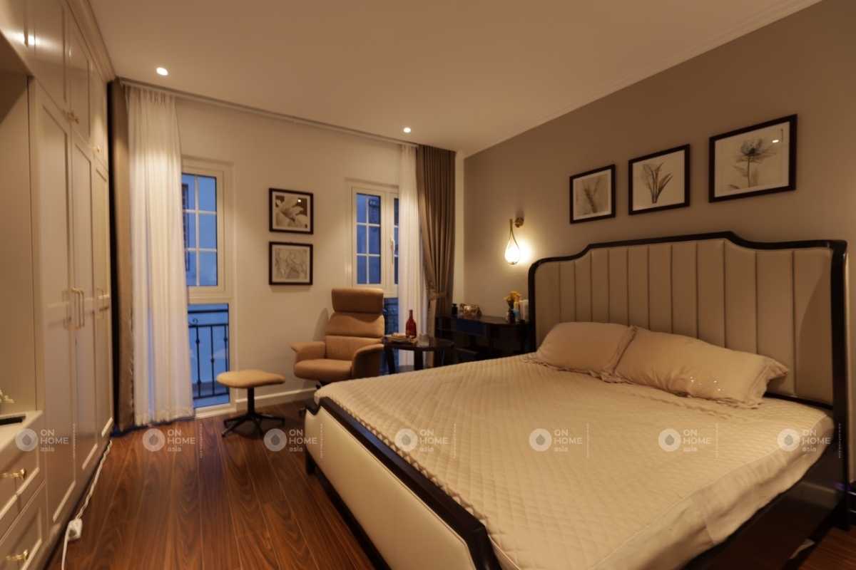 Thiết kế phòng ngủ với gam màu nhã nhặn 