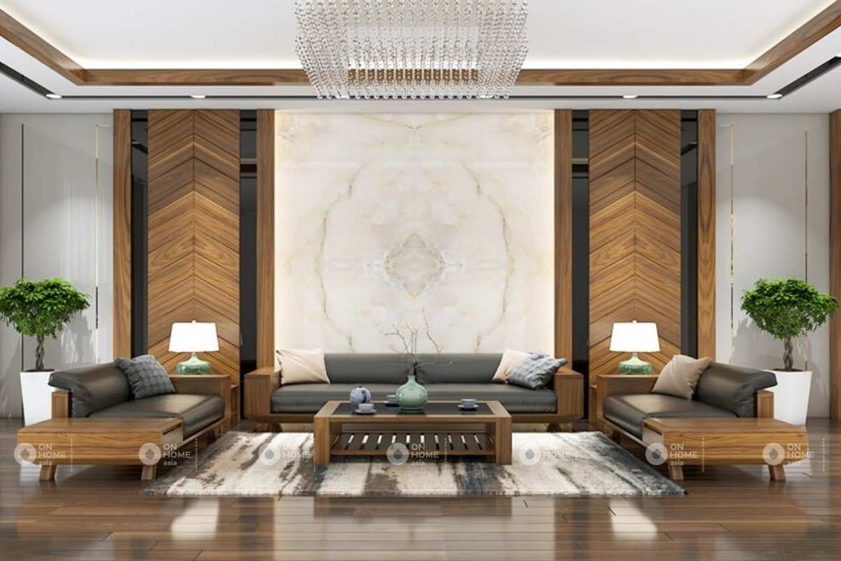 Nội thất phòng khách nhà phố hiện đại