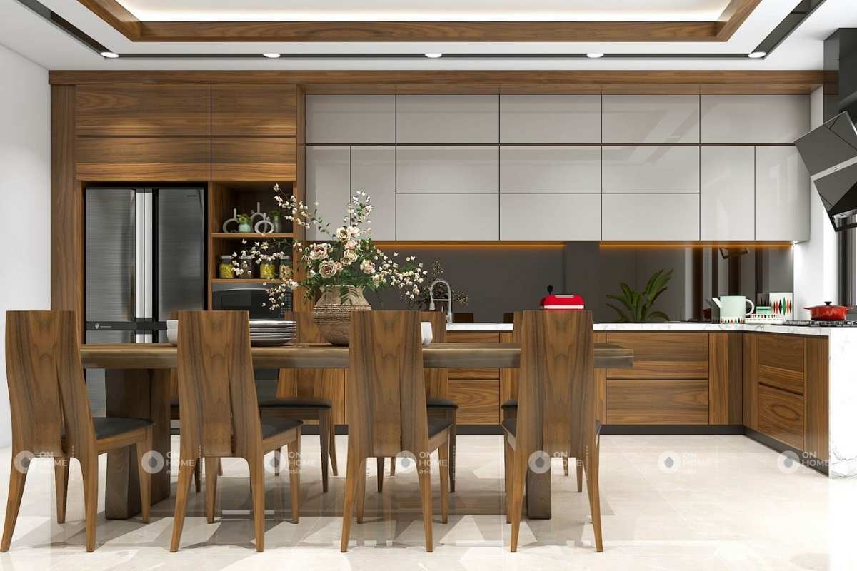Bàn ăn phòng bếp hiện đại sang trọng
