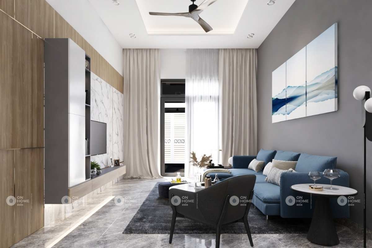 Bố trí nội thất nhà phố gọn gàng và khoa học