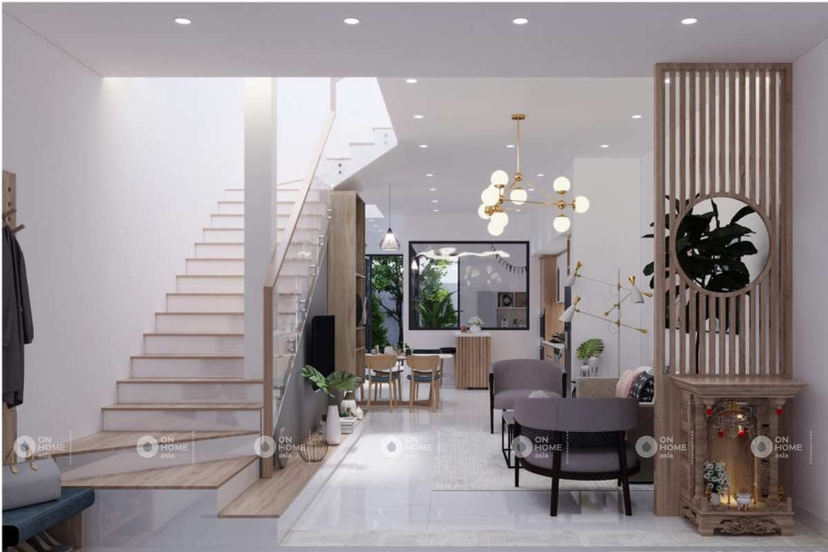 Nội thất nhà phố đẹp, hiện đại và thanh lịch