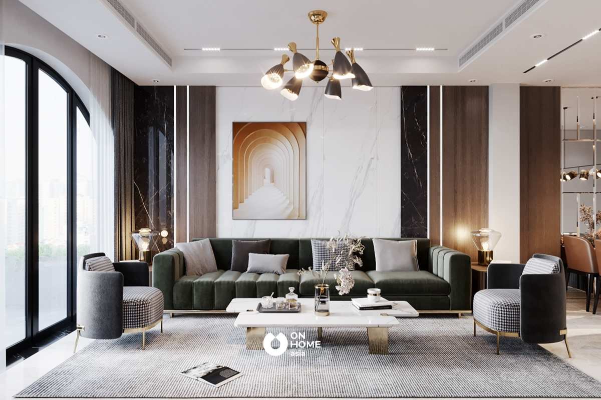 Thiết kế nội thất nhà đẹp với sofa