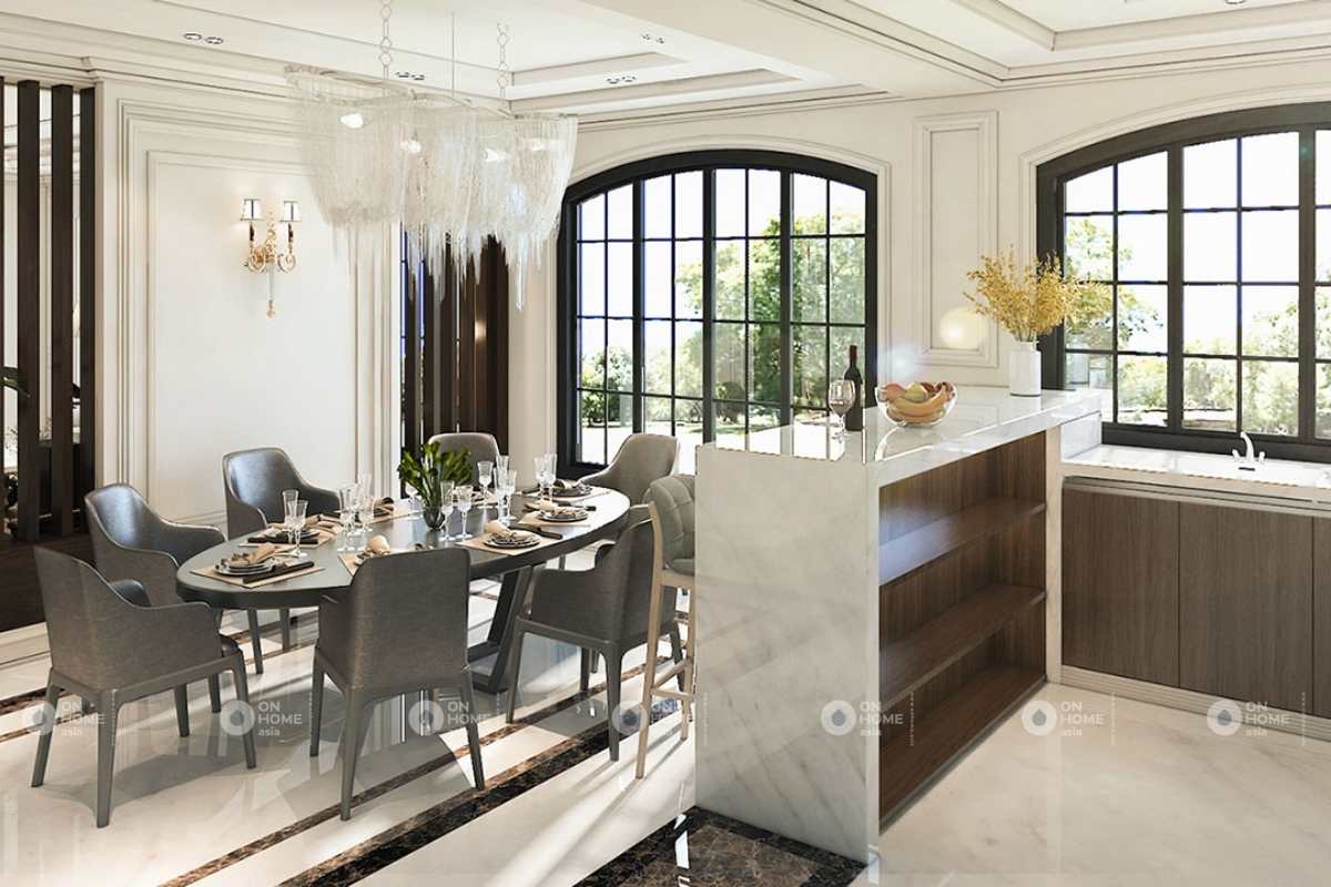 Thiết kế quầy bar mini tinh tế