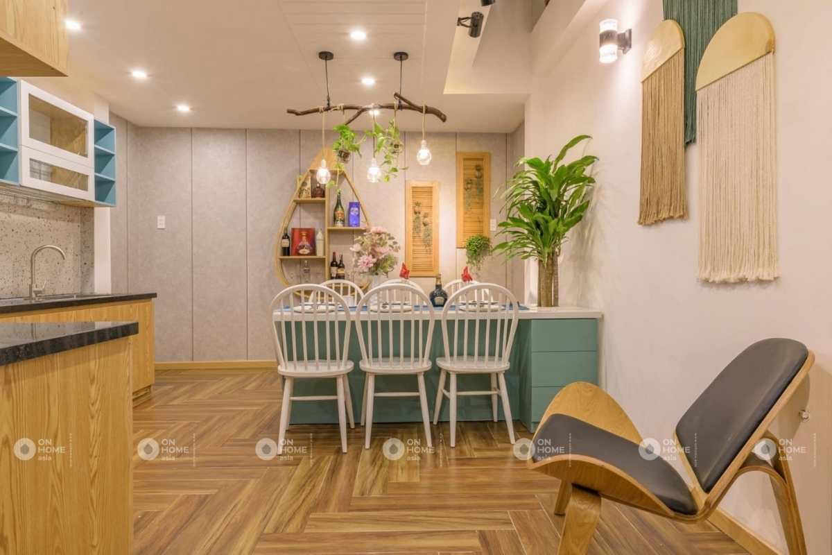 Thiết kế nội thất nhà phố 4 tầng với nhiều cây xanh&nbsp;