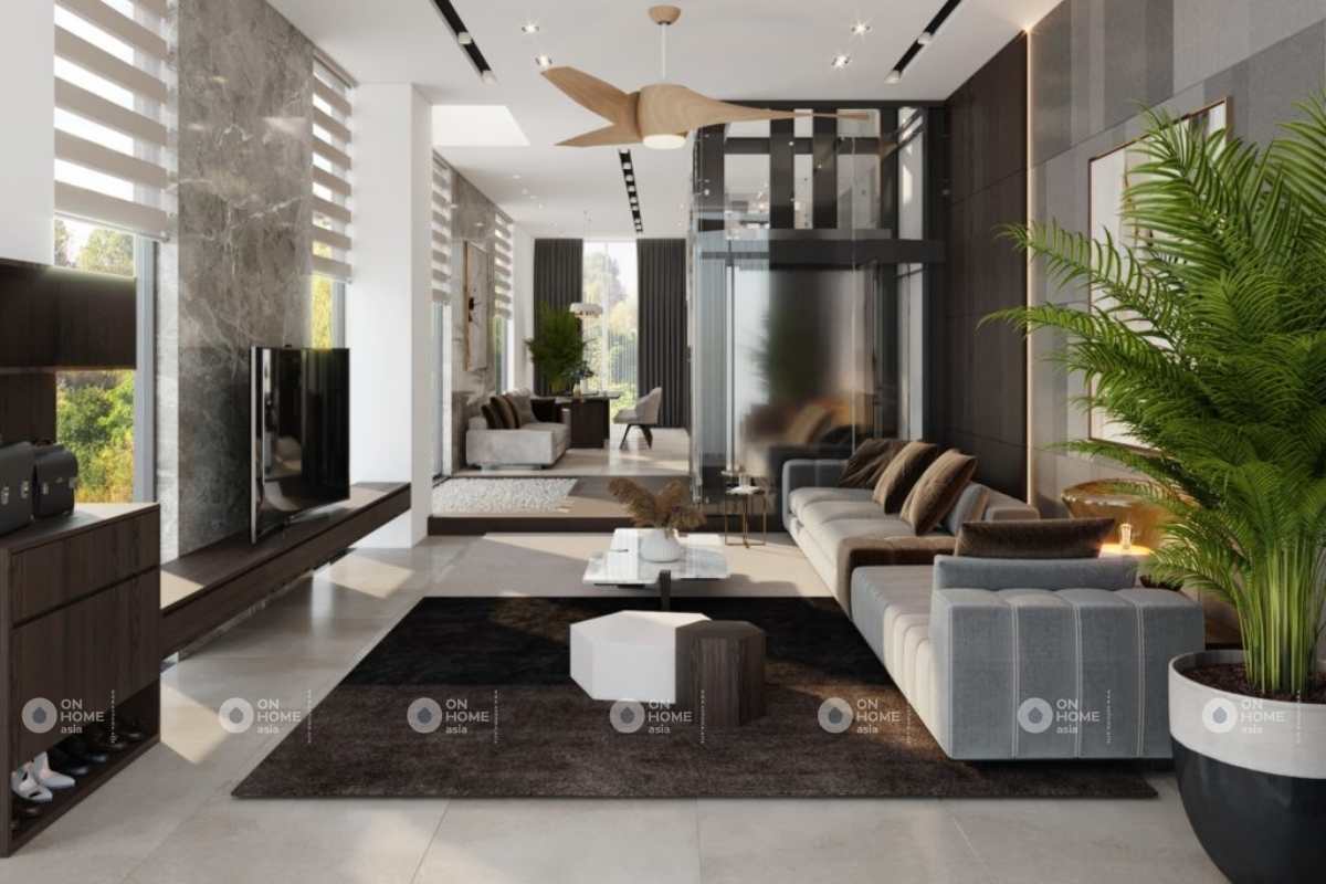 Thiết kế nội thất nhà 4 tầng đẹp và sang trọng