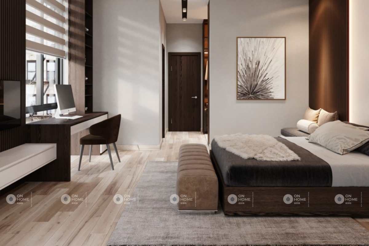 Không gian phòng ngủ đẹp và đầy đủ tiện nghi