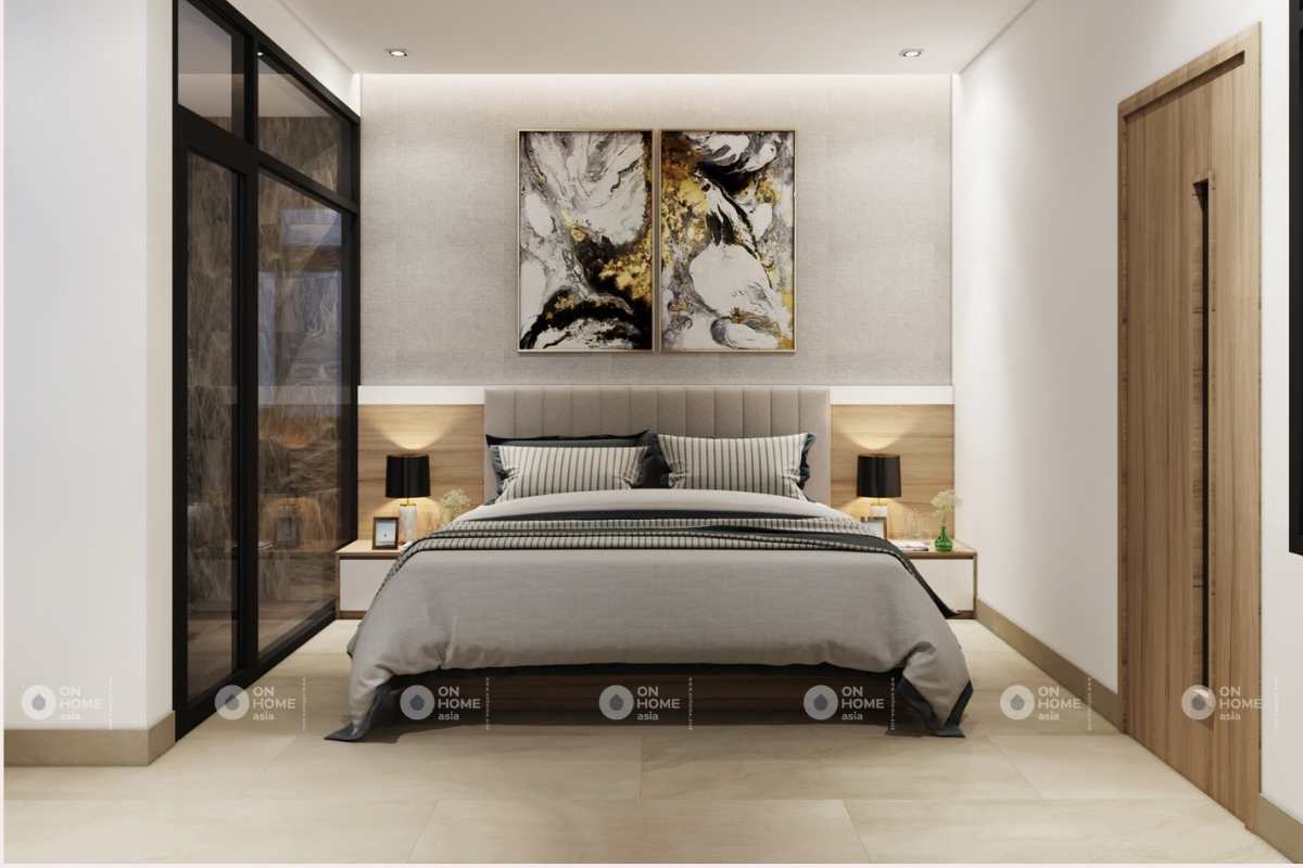 Nội thất phòng ngủ nhà 4 tầng đẹp