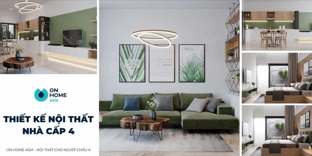 thiết kế nội thất nhà cấp 4