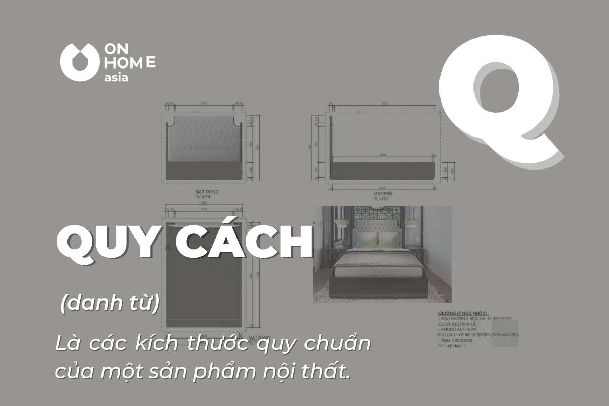 Chữ Q trong thiết kế thi công nội thất
