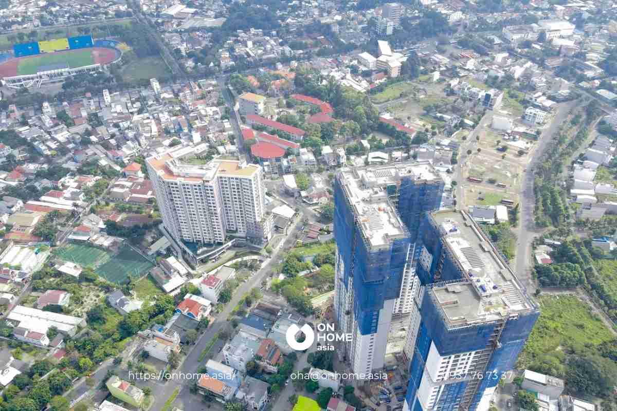 Tiến độ xây dựng của dự án C Sky View&nbsp;
