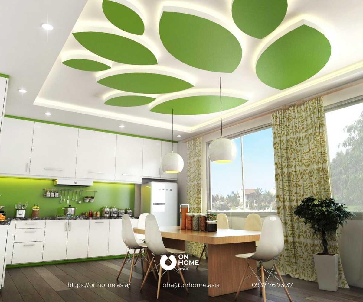 Mẫu thiết kế phòng bếp nhà phố đẹp