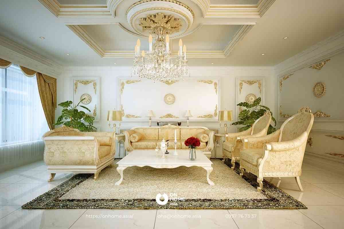 Phòng khách đẹp luôn là điểm nhấn của căn nhà. Sự kết hợp hài hòa giữa trần thạch cao và các vật dụng nội thất sẽ mang đến cho bạn một không gian sống hiện đại và đẳng cấp.