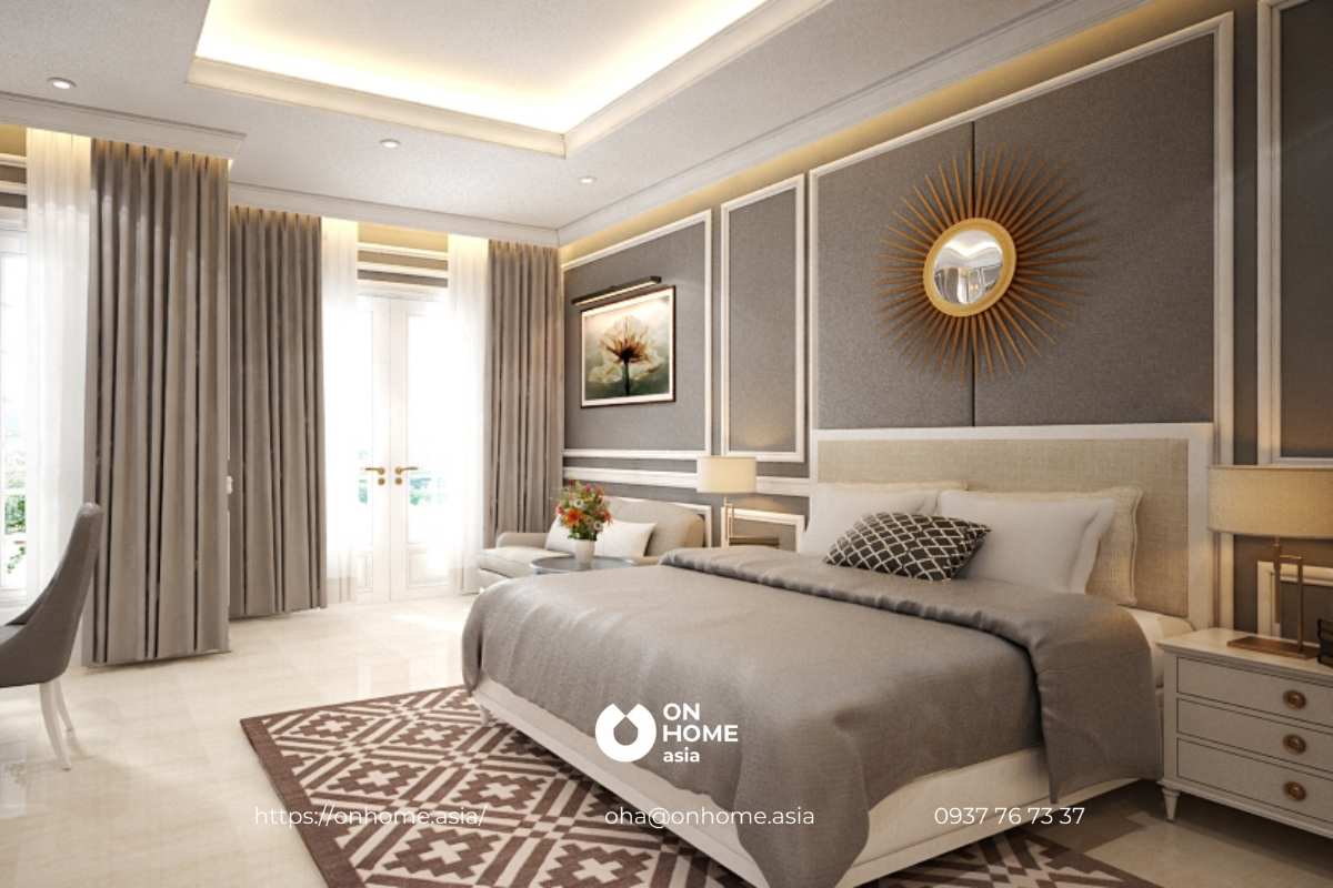 Gương trang trí tường đầu giường