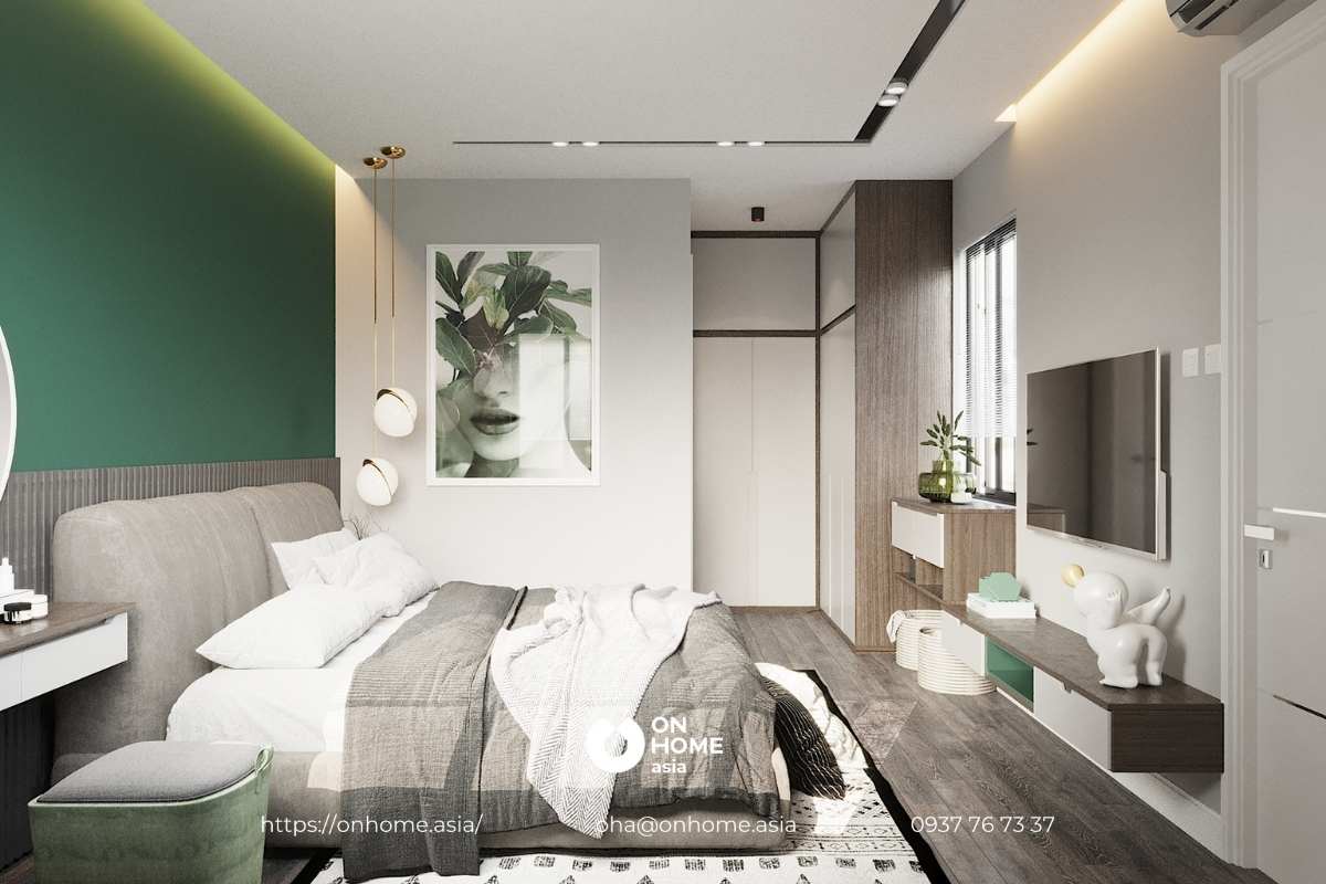 Những họa tiết bắt mắt giúp phòng ngủ trở nên nổi bật hơn