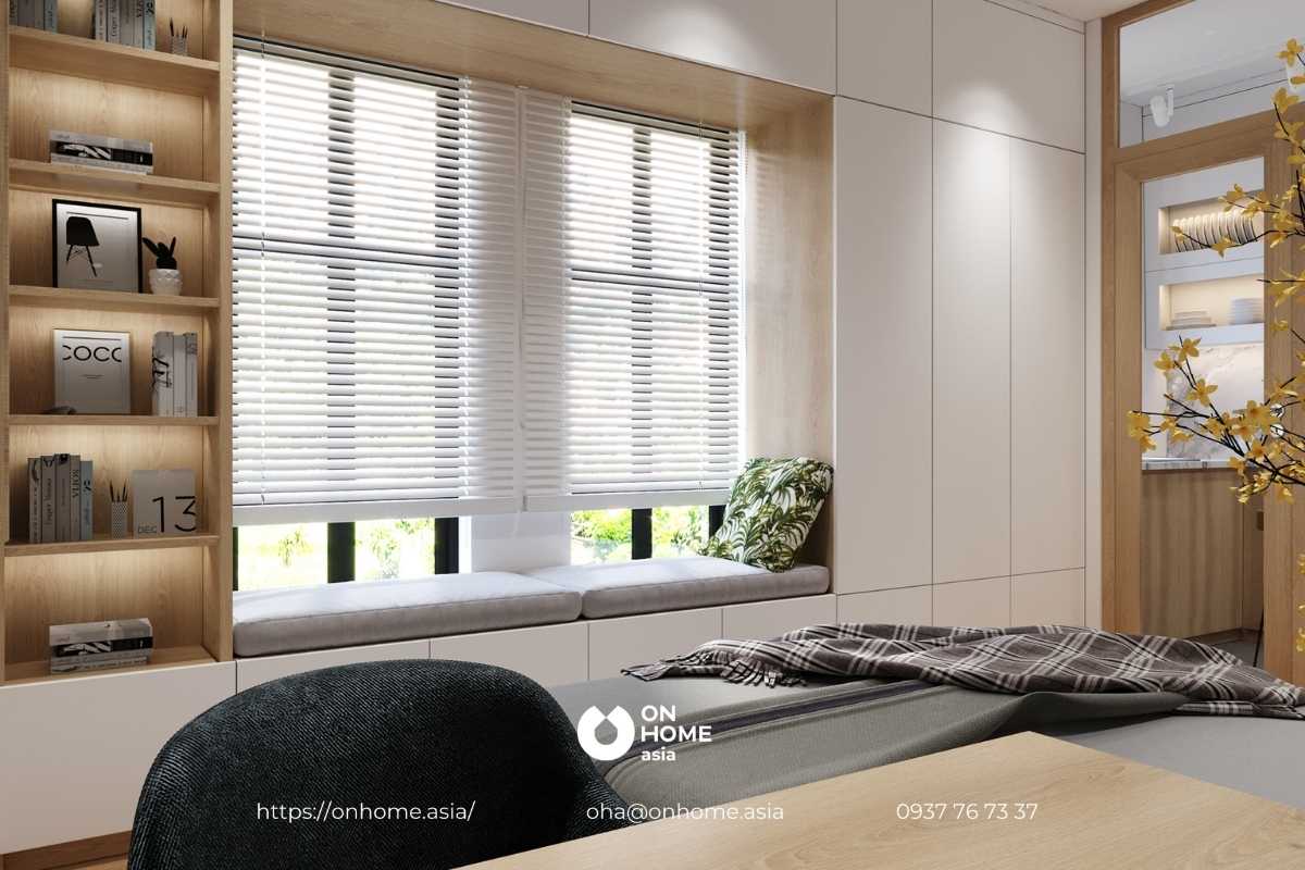 Không gian phòng ngủ thoáng đãng