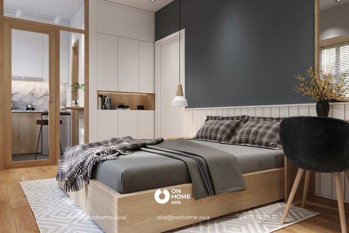 Thiết kế nội thất phòng ngủ cho nam đẹp