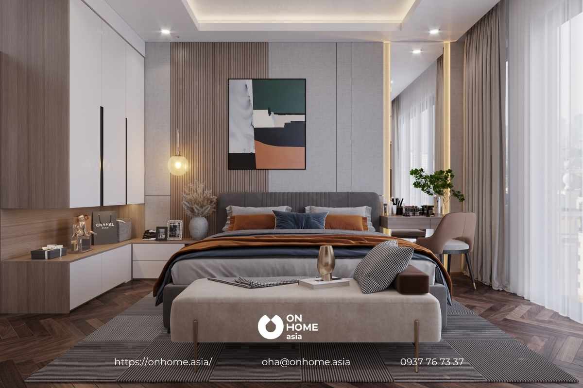Không gian phòng ngủ hiện đại