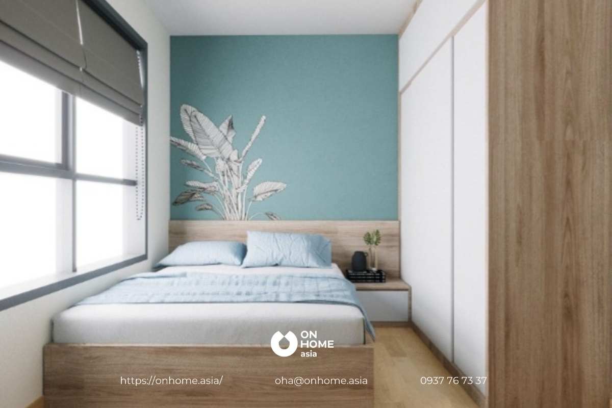 Trang trí nội thất phòng ngủ 9m2 đơn giản, hiện đại