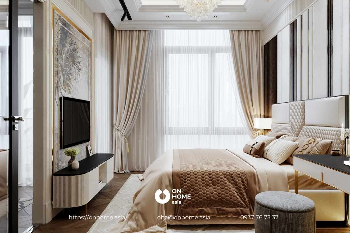 Nội thất phòng ngủ sang trọng