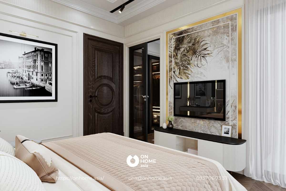 Tông màu tươi sáng chủ đạo