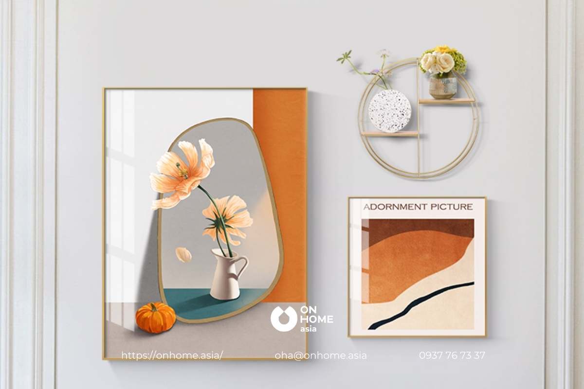 Bộ tranh treo phòng ăn đẹp