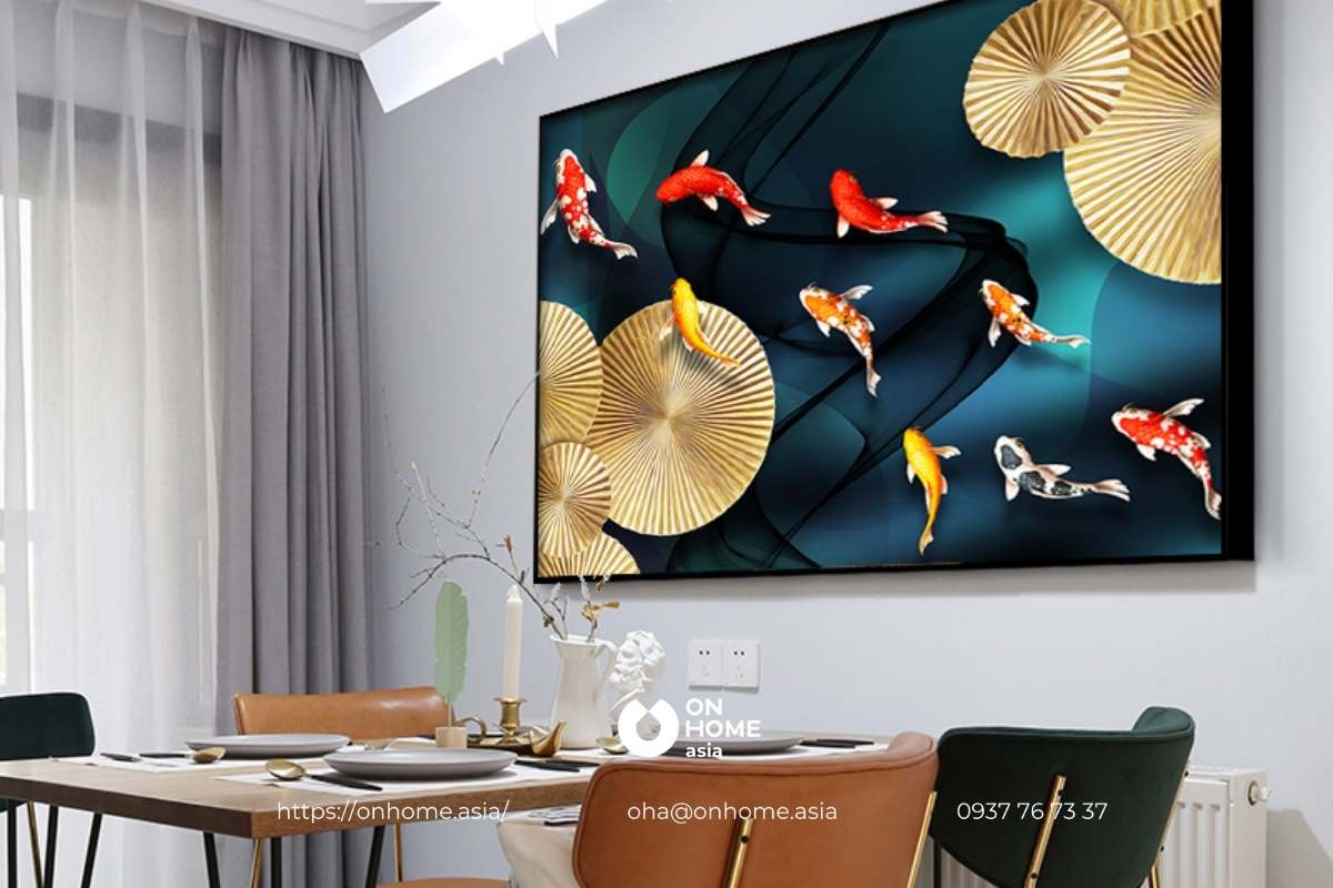 Những lưu ý khi lựa chọn tranh treo phòng bếp&nbsp;