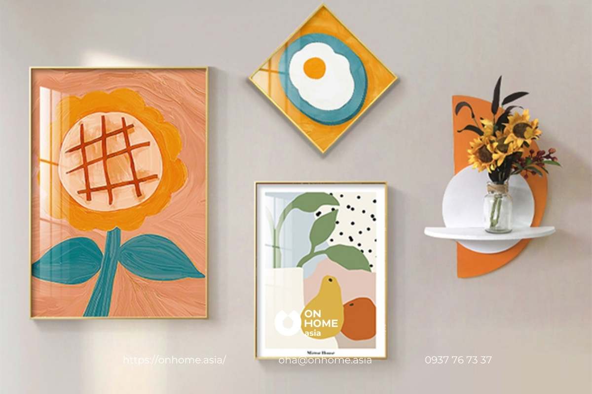 Tranh phong thủy trang trí nhà bếp