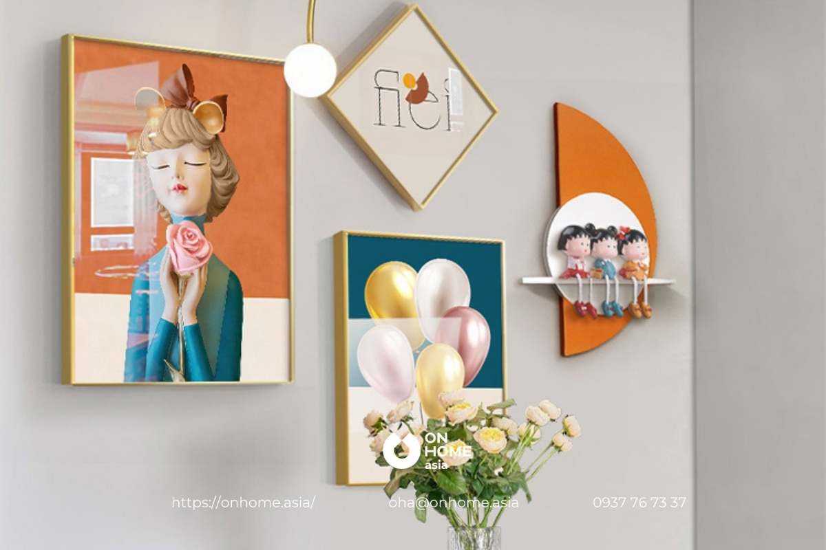 Tranh phong thủy treo phòng bếp