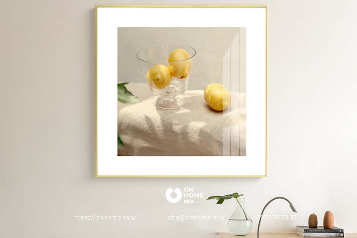 Tranh treo bàn ăn hiện đại, đơn giản