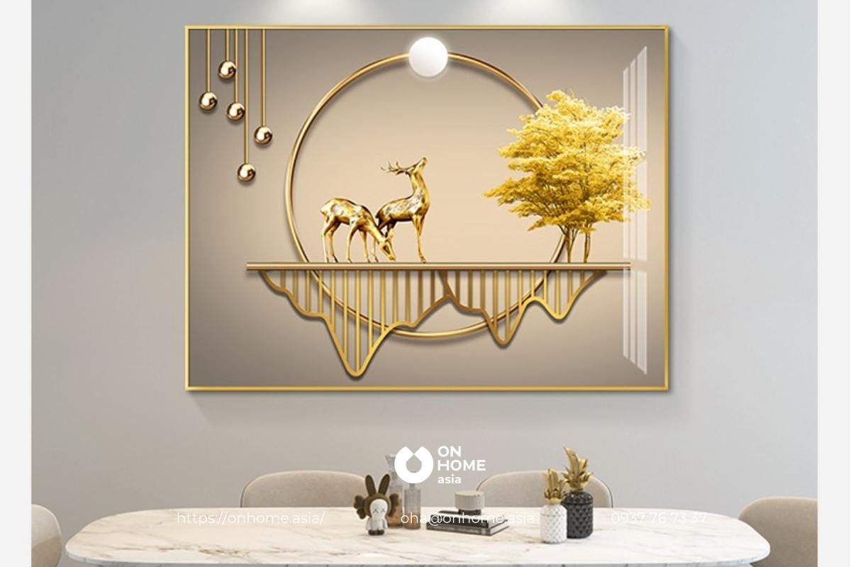 Tranh treo phòng bếp hợp phong thủy