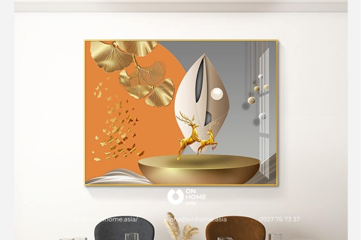 Tranh treo nhà bếp hợp phong thủy