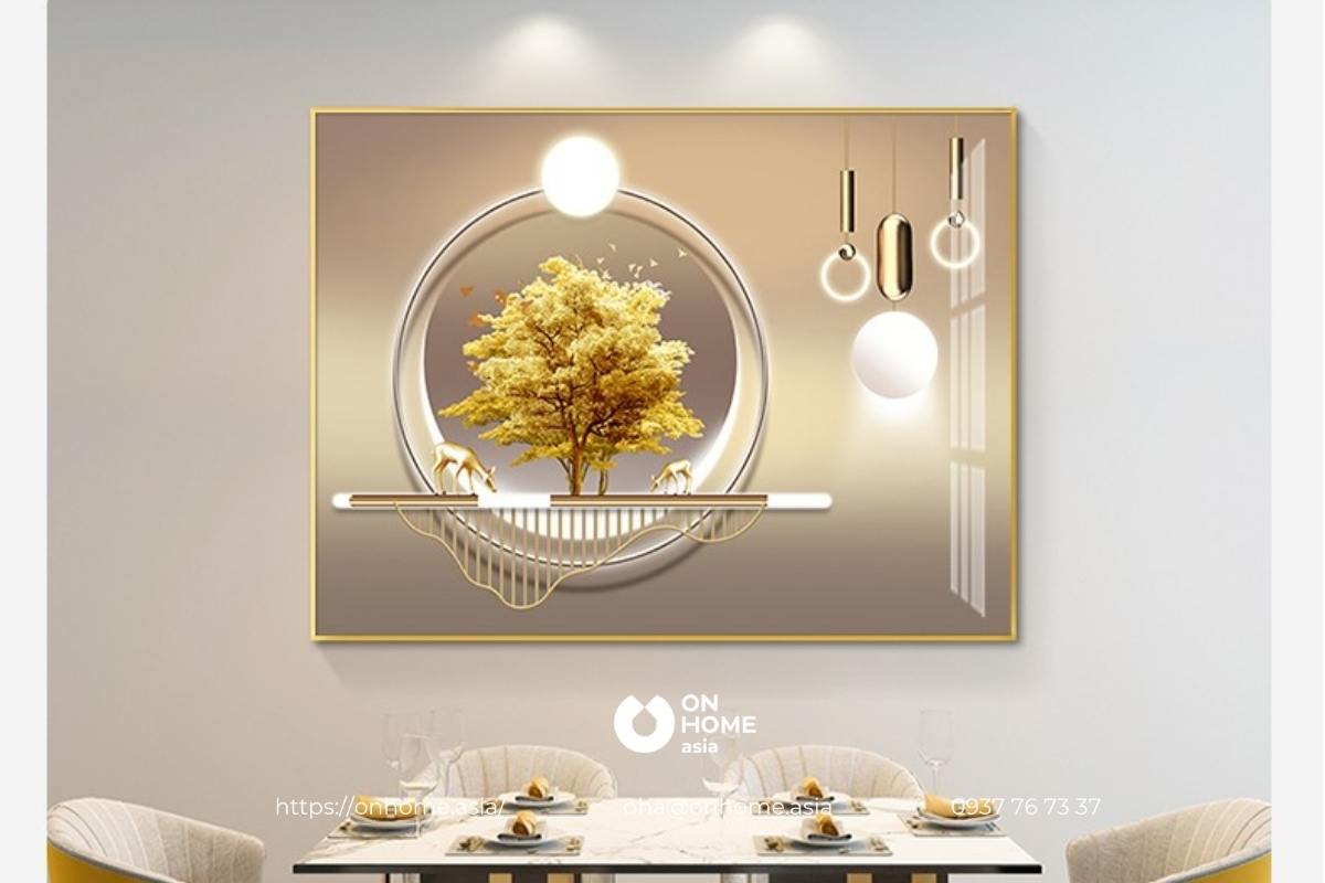Tranh treo bàn ăn cao cấp, đẹp mắt