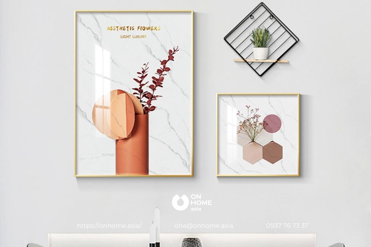 Bộ tranh treo bàn ăn dễ thương&nbsp;