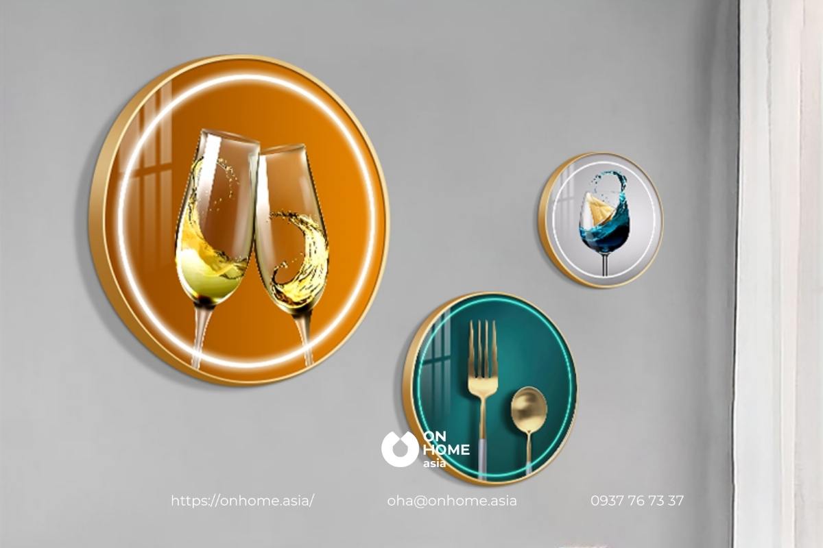 Tranh treo phòng ăn cao cấp, hiện đại