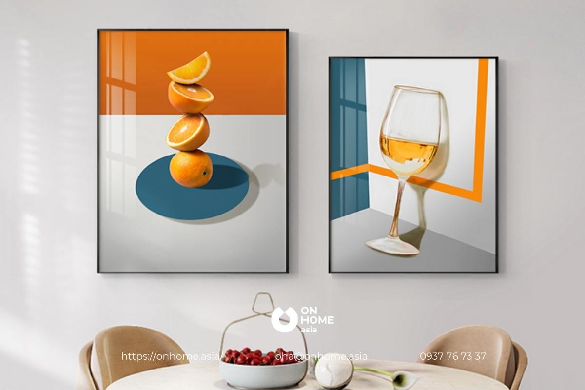 Bộ tranh nhà bếp đẹp