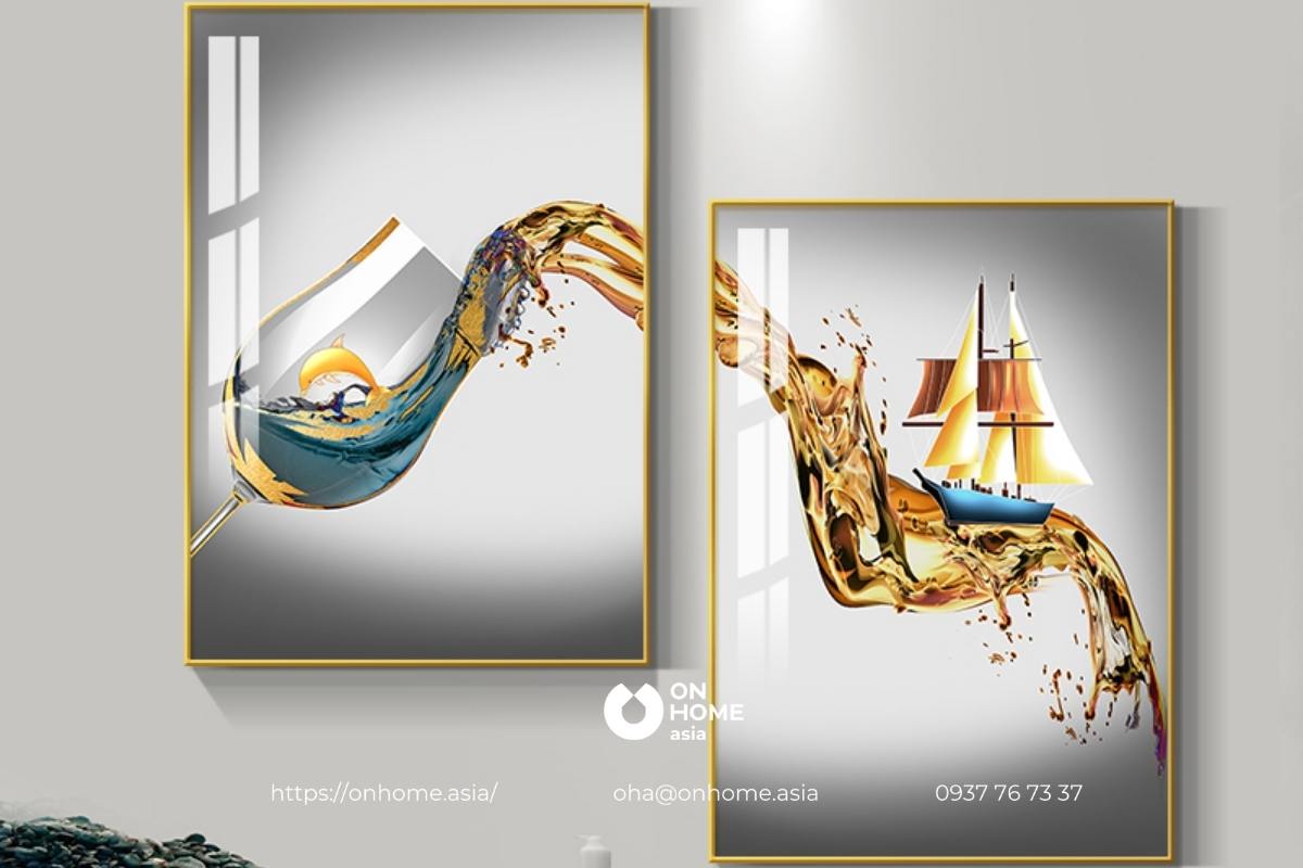 Bộ tranh treo tường nhà bếp đẹp