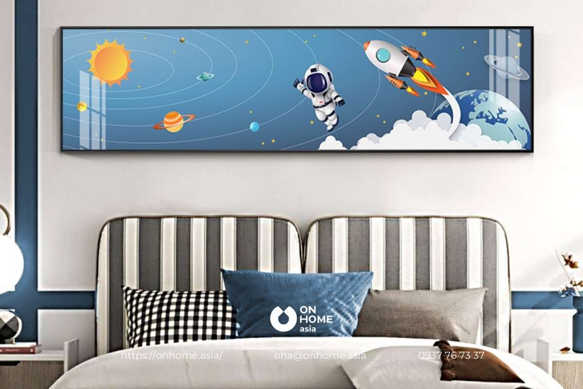 Tranh treo cho phòng ngủ bé trai
