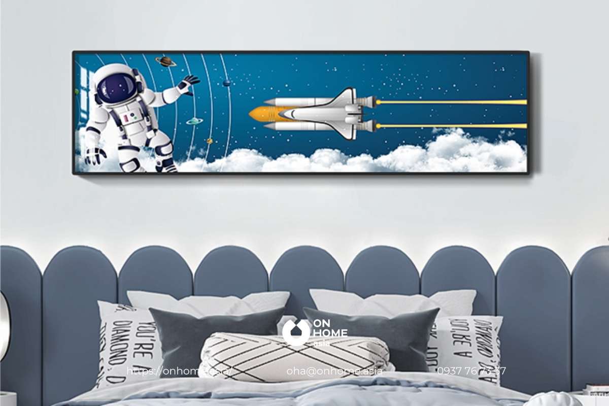 Tranh treo cho phòng ngủ bé trai đẹp