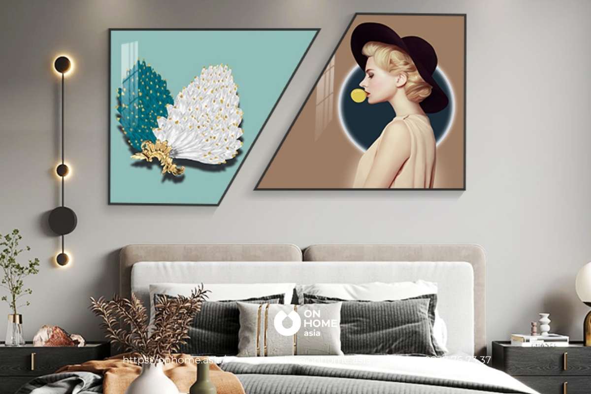 Tranh treo đầu giường phòng ngủ đẹp
